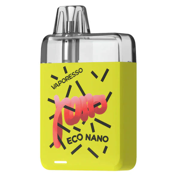 Vaporesso Eco Nano Summer Yellow Vape Shop Belper, Derby, Ripley