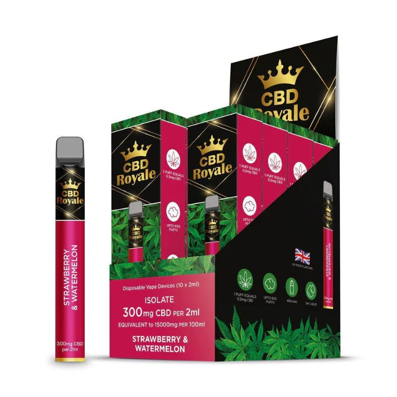 CBD Royale - Strawberry Watermelon 3000mg E-Liquid Vape Shop Belper, Derby, Ripley